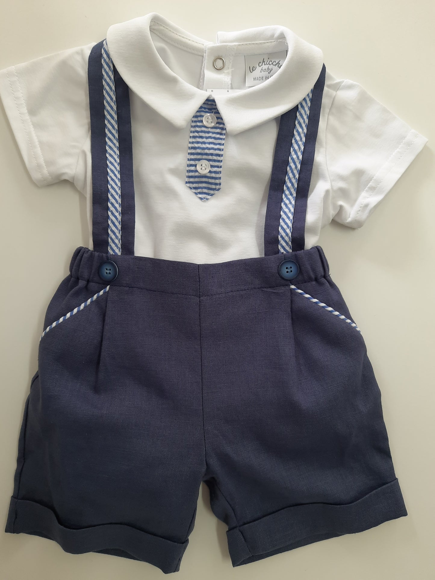 Completo cerimonia neonato estivo