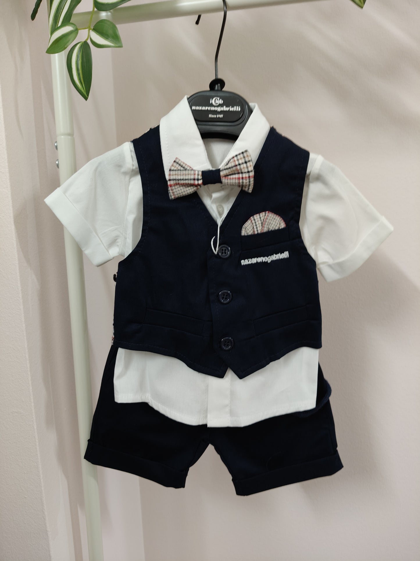 Completo cerimonia neonato estivo