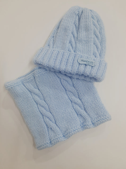 Cappellino + scaldacollo in lana